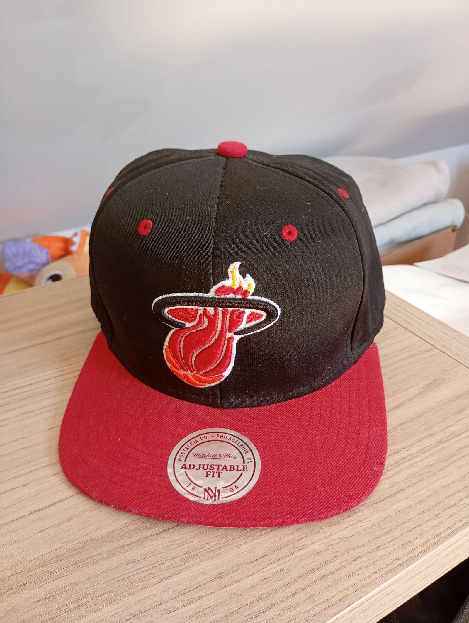 Casquette NBA vintage Miami Heat authentique réglable 